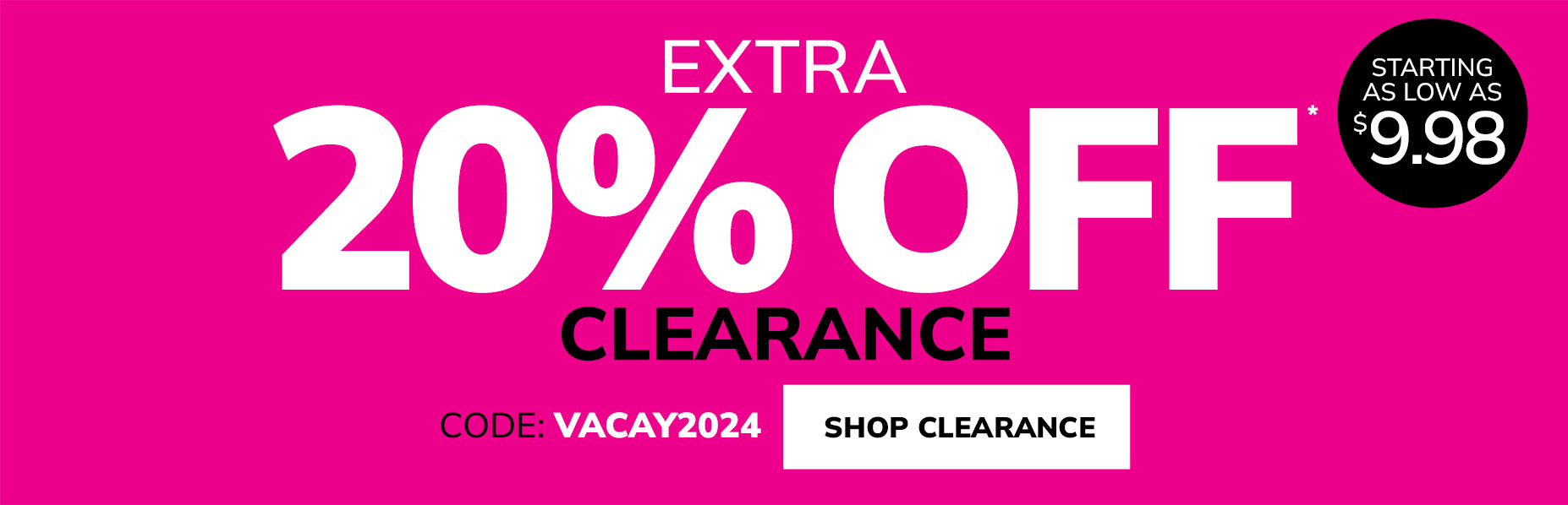 new clearance markdowns upto 75% off