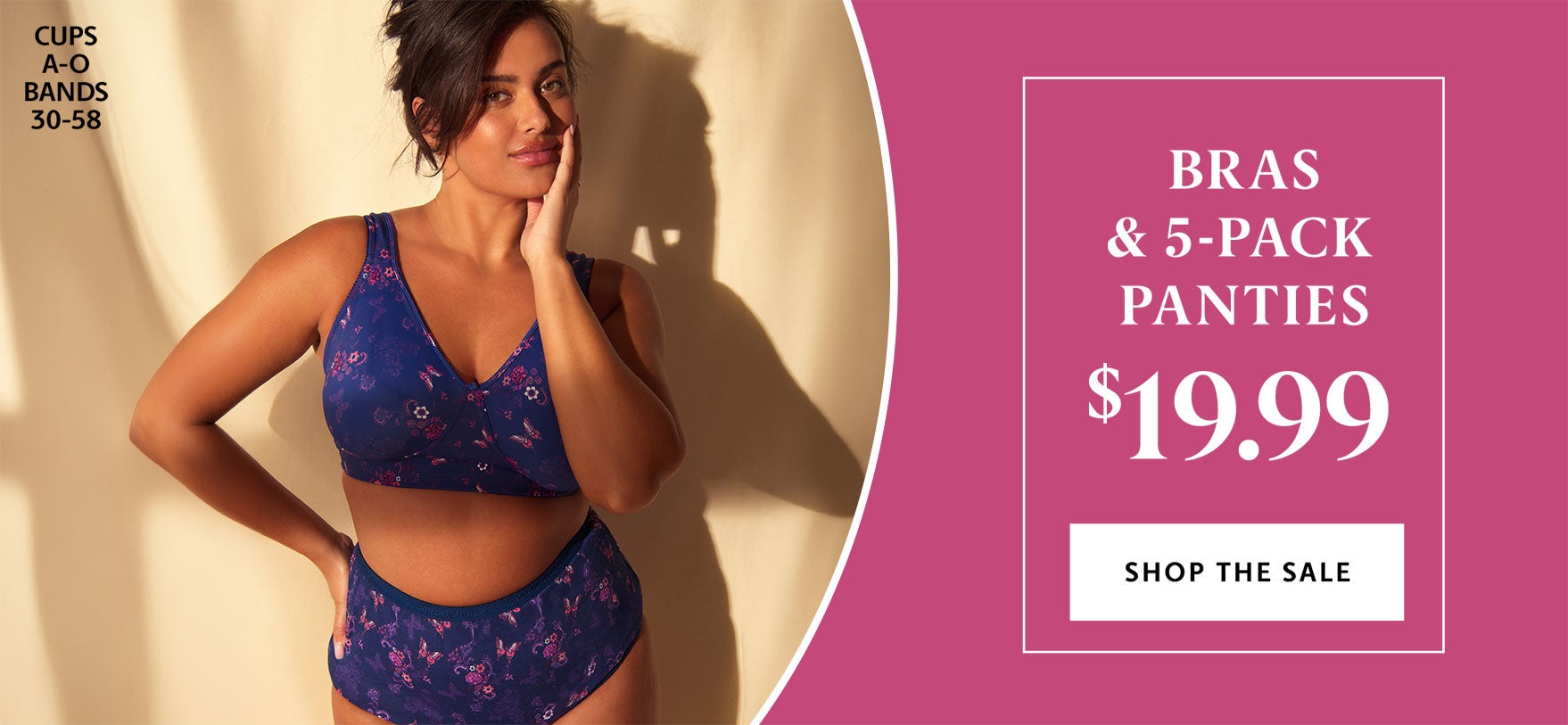 Bras & 5-Pack Panties Shop The Sale